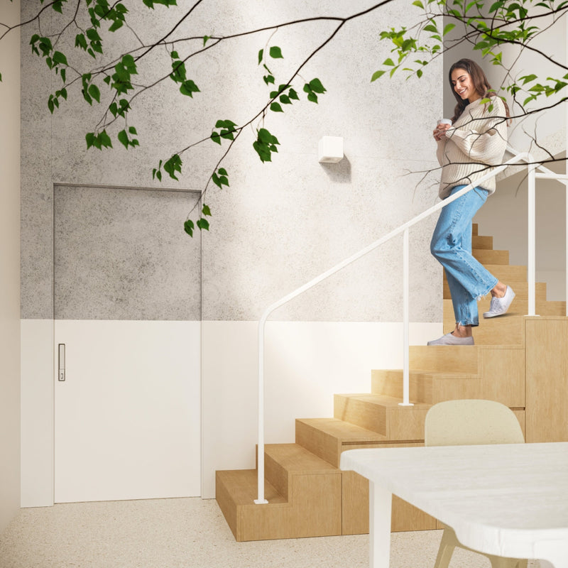 Keramik Wandleuchte Nesta Weiß, Modern, Led-Fähig, E27-Leuchtezauber