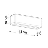 Keramik Wandleuchte Subani Weiß, E27, Modernes Design-Leuchtezauber