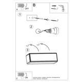 Keramik Wandleuchte Subani Weiß, E27, Modernes Design-Leuchtezauber