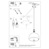 Hängeleuchte Pablito Modern Schwarz-Gold-Leuchtezauber