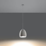 Keramik Pendelleuchte Flawiusz Rustikal Weiß-Leuchtezauber