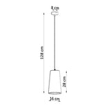 Keramik Hängeleuchte Gulcan Rustikal Weiß-Leuchtezauber