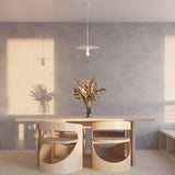 Hängeleuchte Flavio Weiß Rund Modern Design-Leuchtezauber