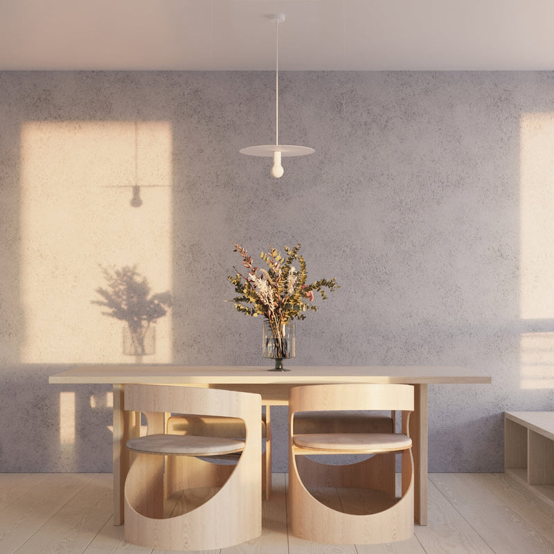 Hängeleuchte Flavio Weiß Rund Modern Design-Leuchtezauber