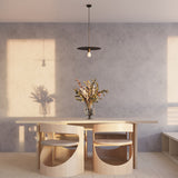 Hängeleuchte Flavio Schwarz Rund Modern Design-Leuchtezauber