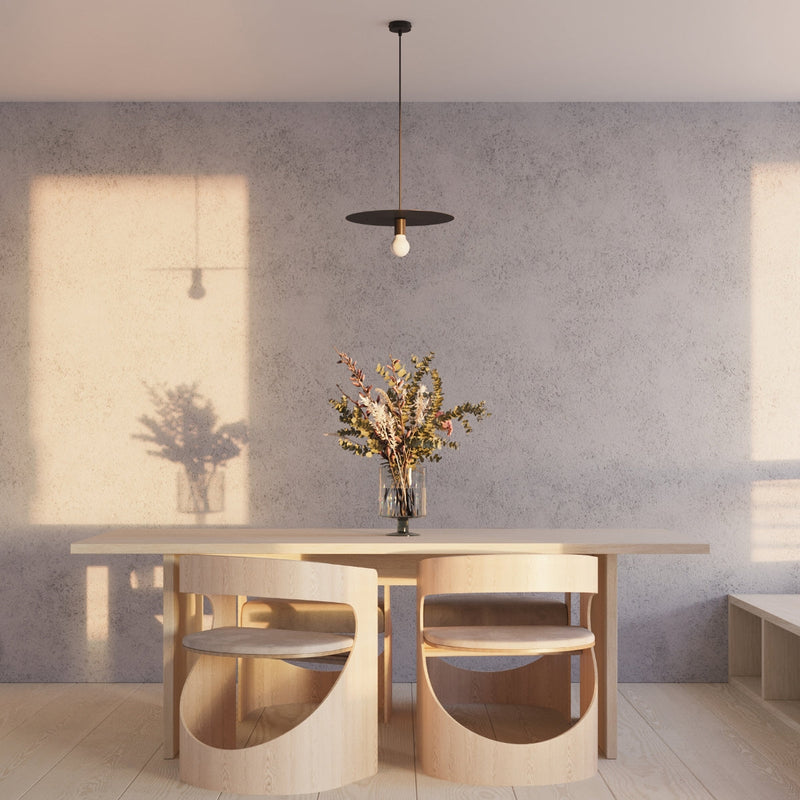 Hängeleuchte Flavio Schwarz Rund Modern Design-Leuchtezauber