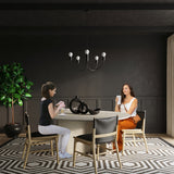 Kronleuchter Piccolo 5-Flammig Schwarz-Leuchtezauber