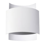 Wandleuchte Impact Weiß, Designlampe, E27, Led-Kompatibel-Leuchtezauber