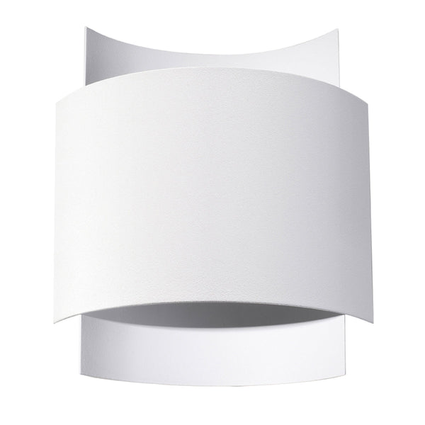 Wandleuchte Impact Weiß, Designlampe, E27, Led-Kompatibel-Leuchtezauber