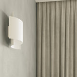 Wandleuchte Impact Weiß, Designlampe, E27, Led-Kompatibel-Leuchtezauber