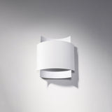 Wandleuchte Impact Weiß, Designlampe, E27, Led-Kompatibel-Leuchtezauber