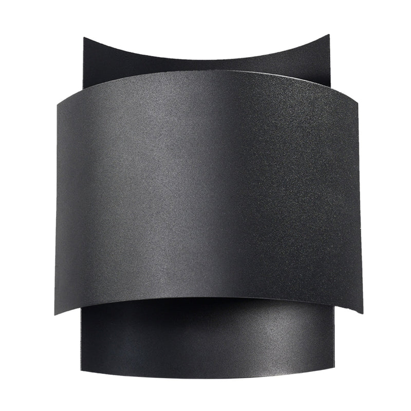 Wandleuchte Impact Schwarz, Modernes Design, E27, Led-Fähig-Leuchtezauber