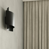 Wandleuchte Impact Schwarz, Modernes Design, E27, Led-Fähig-Leuchtezauber