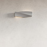 Keramik Wandleuchte Sigma Grau, E27, Designleuchte, Led-Leuchtezauber