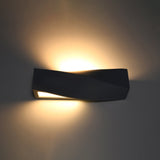 Keramik Wandleuchte Sigma Schwarz, E27, Modern, Led-Fähig-Leuchtezauber