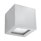 Keramik Wandleuchte Leo Grau, Modernes Design, E27 Fassung-Leuchtezauber