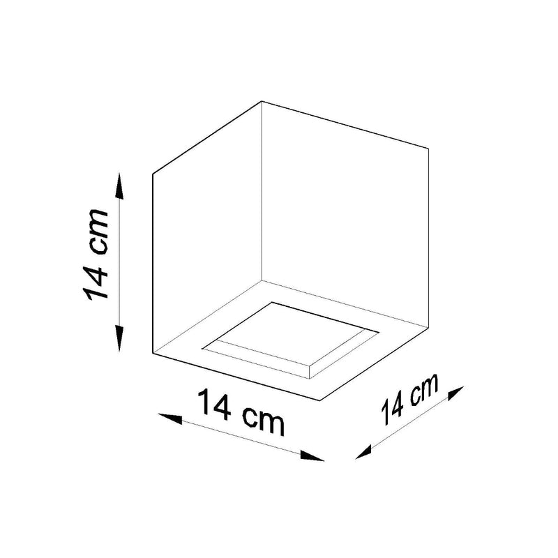 Keramik Wandleuchte Leo Grau, Modernes Design, E27 Fassung-Leuchtezauber