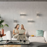 Keramik Wandleuchte Leo Grau, Modernes Design, E27 Fassung-Leuchtezauber