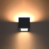 Keramik Wandleuchte Leo Schwarz, E27, Led-Kompatibel-Leuchtezauber