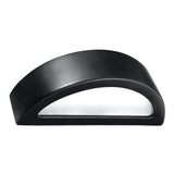 Moderne Keramik Wandleuchte Atena Schwarz, E27, Led-Leuchtezauber