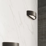 Moderne Keramik Wandleuchte Atena Schwarz, E27, Led-Leuchtezauber