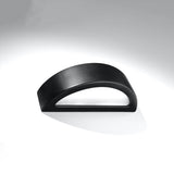 Moderne Keramik Wandleuchte Atena Schwarz, E27, Led-Leuchtezauber