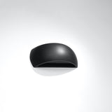 Wandleuchte Pontius Schwarz, Keramik, E27, Modern-Leuchtezauber