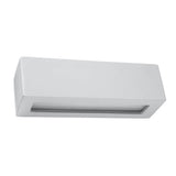 Moderne Keramik Wandleuchte Vega Grau, E27, Led-Fähig-Leuchtezauber