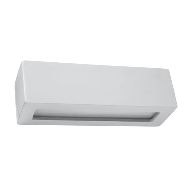 Moderne Keramik Wandleuchte Vega Grau, E27, Led-Fähig-Leuchtezauber