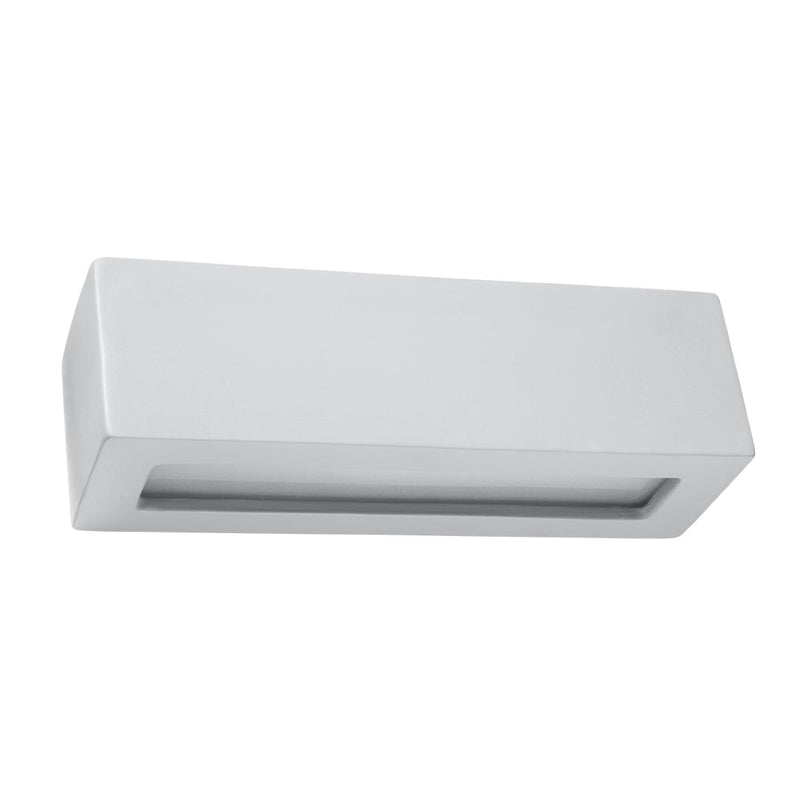 Moderne Keramik Wandleuchte Vega Grau, E27, Led-Fähig-Leuchtezauber