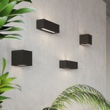 Keramik Wandleuchte Vega Schwarz, E27, Modernes Design-Leuchtezauber