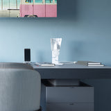 Tischleuchte Arby Weiß – Weiße Designlampe Im Modernen Look-Leuchtezauber