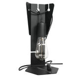 Tischleuchte Arby Schwarz – Schlichte Designlampe Mit Kegelform-Leuchtezauber