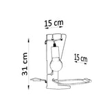 Tischleuchte Arby Schwarz – Schlichte Designlampe Mit Kegelform-Leuchtezauber