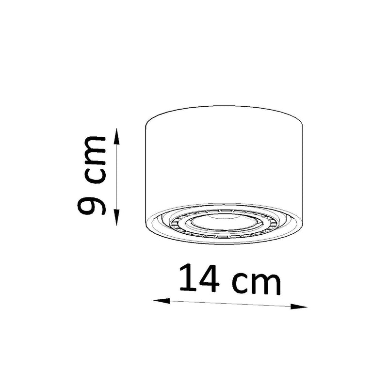 Deckenleuchte Basic 1 Beton Einflammige Beton-Deckenlampe – Kompakt & Stilvoll-Leuchtezauber