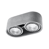 Deckenleuchte Basic 2 Beton Zweiflammige Betonlampe – Schlicht & Funktional-Leuchtezauber
