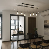 Kronleuchter Salamanca 6 – Sechsflammiger Deckenleuchter In Schwarz Im Industrial-Stil-Leuchtezauber