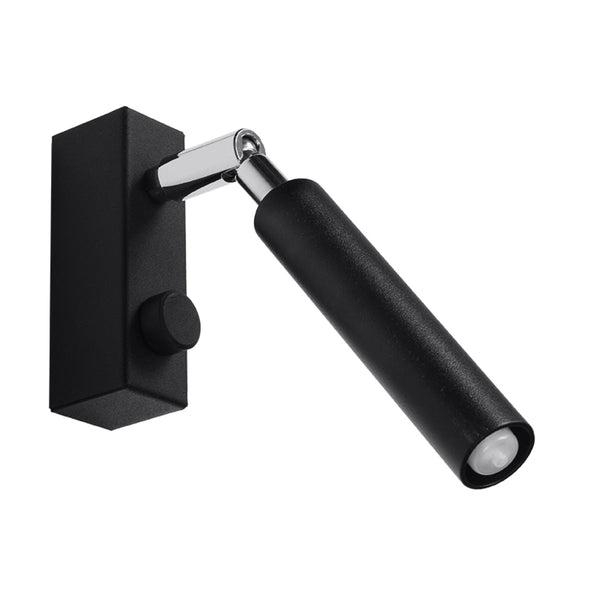 Wandleuchte Eyetech 1 Schwarz LED-Leuchtezauber