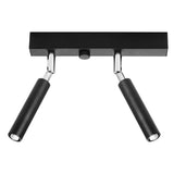 Deckenleuchte Eyetech 2 Schwarz Zweiflammige Spotlampe – Schlicht & Funktional-Leuchtezauber