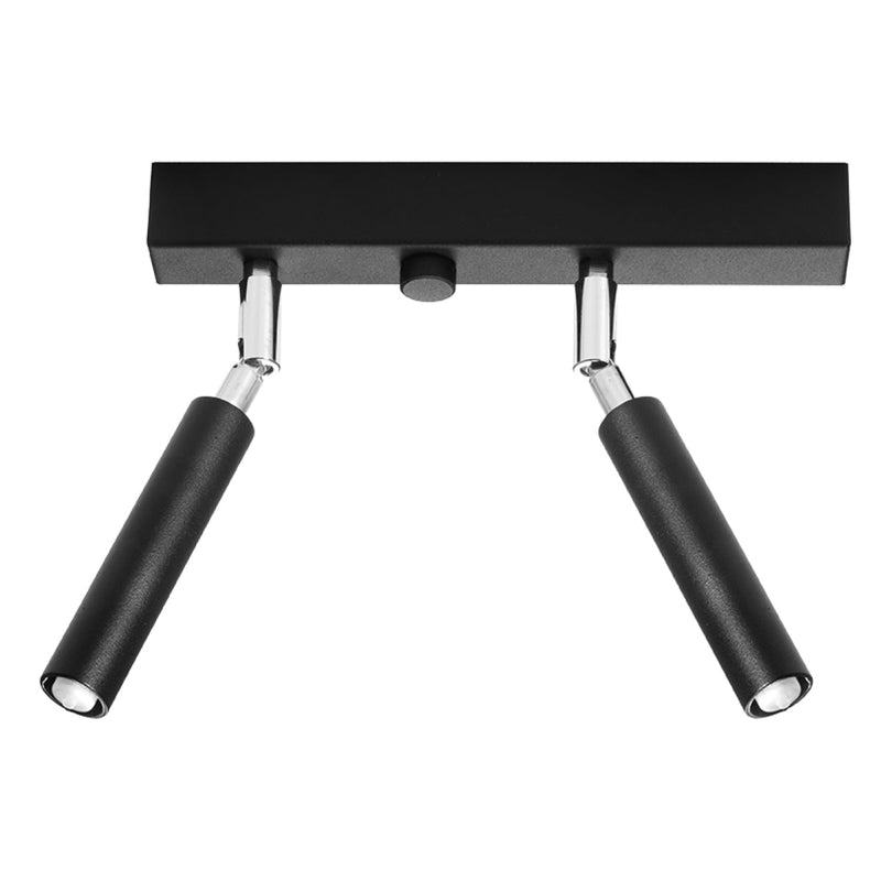 Deckenleuchte Eyetech 2 Schwarz Zweiflammige Spotlampe – Schlicht & Funktional-Leuchtezauber
