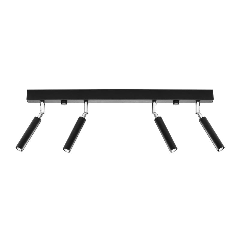 Deckenleuchte Eyetech 4 Schwarz Vierflammige Schwarze Deckenleuchte – Kompakt & Flexibel-Leuchtezauber