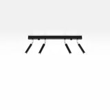 Deckenleuchte Eyetech 4 Schwarz Vierflammige Schwarze Deckenleuchte – Kompakt & Flexibel-Leuchtezauber