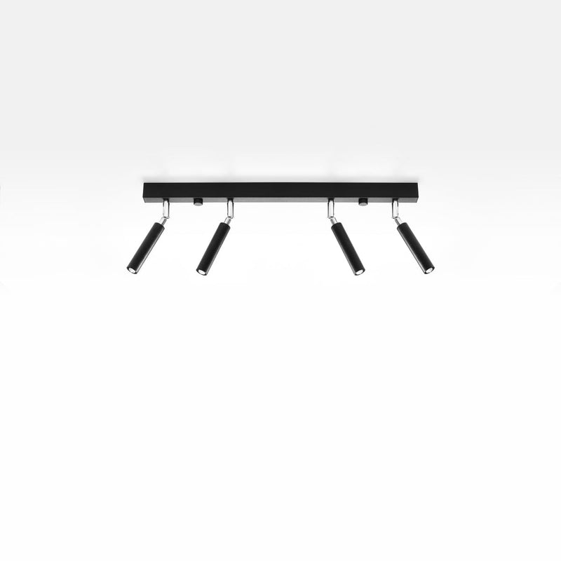 Deckenleuchte Eyetech 4 Schwarz Vierflammige Schwarze Deckenleuchte – Kompakt & Flexibel-Leuchtezauber