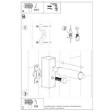 Moderne Wandleuchte Eyetech 1 Weiß LED-Leuchtezauber