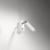 Moderne Wandleuchte Eyetech 1 Weiß LED-Leuchtezauber