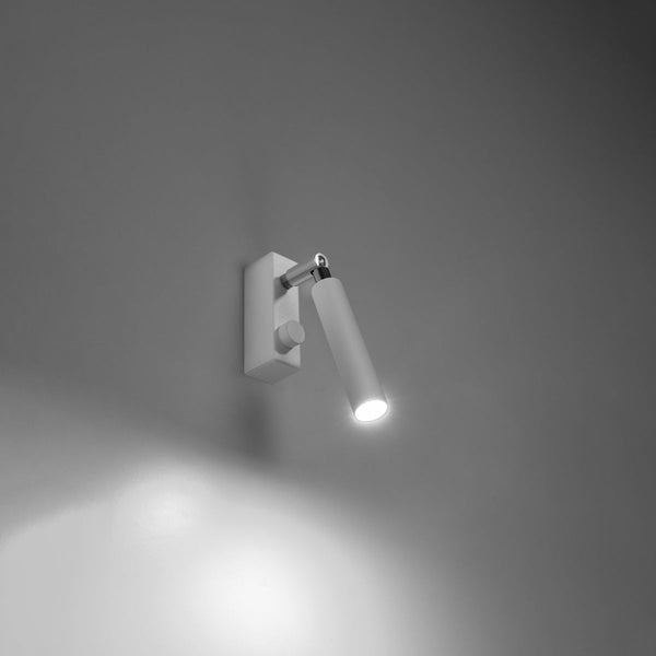 Moderne Wandleuchte Eyetech 1 Weiß LED-Leuchtezauber