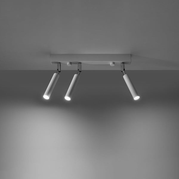Deckenleuchte Eyetech 3 Weiß 3-Flammige Weiße Spot-Deckenlampe – Clean & Vielseitig-Leuchtezauber