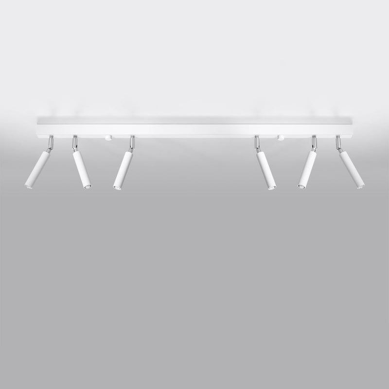 Deckenleuchte Eyetech 6 Weiß Sechsflammige Weiße Spot-Deckenlampe – Vielseitig & Lichtstark-Leuchtezauber