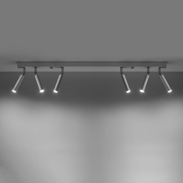 Deckenleuchte Eyetech 6 Weiß Sechsflammige Weiße Spot-Deckenlampe – Vielseitig & Lichtstark-Leuchtezauber