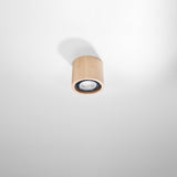 Deckenleuchte Basic 1 Naturholz Kleine Deckenleuchte Mit Holz-Optik – Schlicht & Natürlich-Leuchtezauber